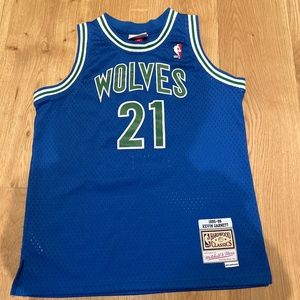 Minnesota Timberwolves, Kevin Garnett jersey green and blue